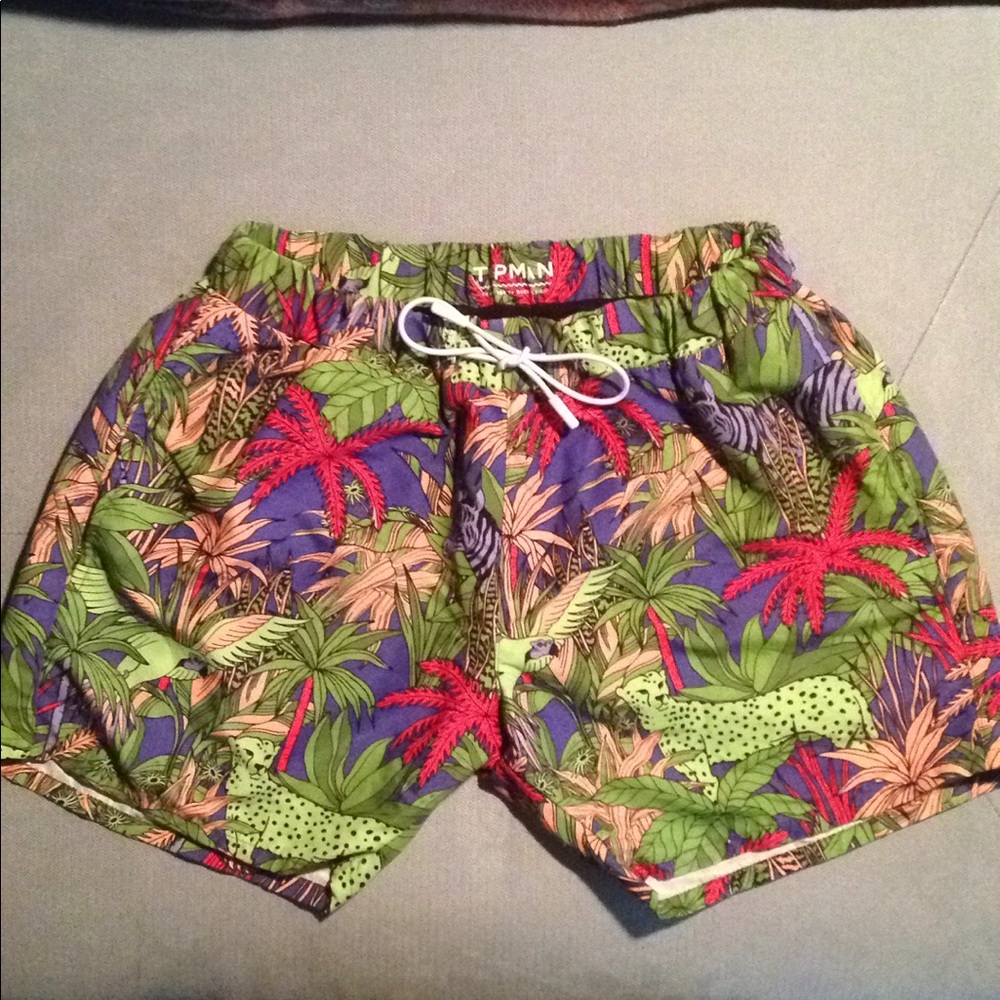 Jungle print topshop bathing suit